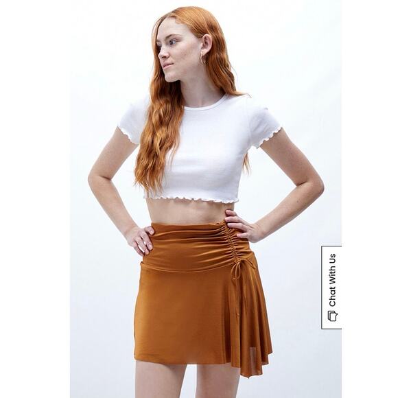 FREE PEOPLE WHO'S THAT SKIRT MINI SKIRT WOMEN'S SIZE M - Picture 2 of 8